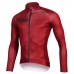 Cyklistický dres GRVL dlhé rukávy červený